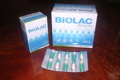 Thuốc viên nang Biolac của Công ty vắcxin và sinh phẩm số 2. (Nguồn: Internet)