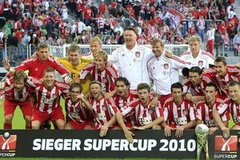 Các cầu thủ Bayern Munich vui mừng đoạt Siêu Cúp Đức. (Nguồn: Reuters)