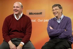 Cặp đôi quyền lực ở Microsoft: Chủ tịch Bill Gates và Giám đốc điều hành Steve Ballmer. (Nguồn: Getty)