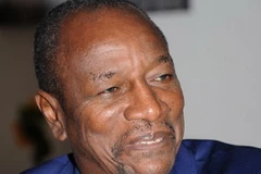 Tổng thống mới đắc cử của Guinea, Alpha Conde. (Nguồn: Getty Images)
