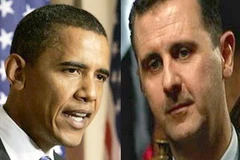 Tổng thống Obama (trái) sẽ kêu gọi Tổng thống Syria, Bashar al-Assad (phải) từ chức. (Nguồn: Internet)