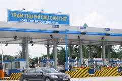 Trạm thu phí cầu Cần Thơ. (Nguồn: phapluattp.vn)