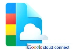 Google Cloud Connect cho phép người dùng bộ công cụ văn phòng Microsoft Office qua tài khoản Google. (Nguồn: Internet)