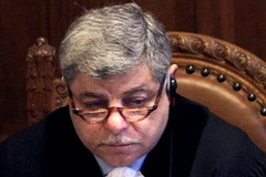 Tân Thủ tướng Jordan, Awn Khasawneh khi còn là Thẩm phán Tòa án Tư pháp Quốc tế. (Nguồn: AFP)