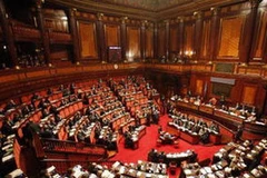 Phòng họp Quốc hội Italy. (Nguồn: Internet)