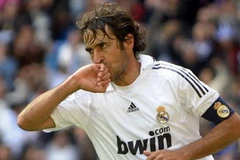 Raul Gonzalez không còn là "bất khả xâm phạm" ở Real Madrid. (Ảnh: TT&VH)