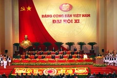 Toàn cảnh phiên khai mạc Đại hội Đảng lần thứ XI. (Ảnh: TTXVN)