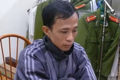 Nguyễn Đức Tiềm tại cơ quan công an. (Ảnh: Thái Hùng/Vietnam+)