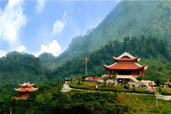 Nhà tưởng niệm Bác Hồ tại ATK Định Hóa (Thái Nguyên). (Nguồn: daidoanket.vn)