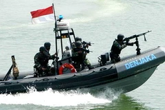 Quân đội Indonesia trong một cuộc tập trận chống khủng bố. (Nguồn: ANTARA)