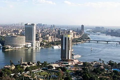 Sông Nile chảy qua thủ đô Cairo, Ai Cập. (Nguồn: en.wikipedia.org)