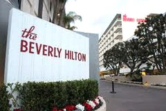 Khách sạn Beverly Hilton Hotel, nơi dừng chân cuối cùng của Whitney Houston. (Nguồn: AFP)