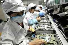 Một dây chuyền sản xuất của một hãng công nghệ của Đài Loan. (Nguồn: Internet)