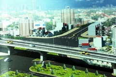 Phối cảnh cầu vượt nút giao thông Ô Chợ Dừa. (Nguồn: hanoi.gov.vn)