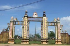 Cổng chính thành Hoàng đế. (Nguồn: báo Bình Định)