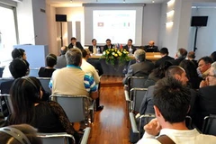 Quang cảnh buổi hội thảo. (Ảnh: P.Thành/Vietnam+)