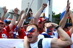 Cổ động viên bóng đá Nga. (Nguồn: Internet) 