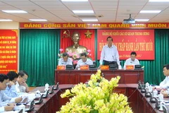 Hội nghị lần thứ 10 Đảng ủy Khối các Cơ quan Trung ương. (Ảnh: Phương Hoa/TTXVN)