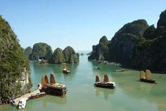 Một góc vịnh Hạ Long. (Ảnh: Tiến Dũng/TTXVN)