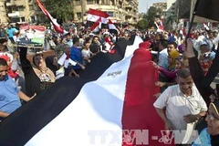 Một cuộc biểu tình của những người ủng hộ Tổng thống bị phế truất Mohamed Morsi. (Nguồn: AFP/TTXVN)