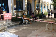 Khu cách ly tập trung huyện Phú Ninh, tỉnh Quảng Nam. (Ảnh: Trần Tĩnh/TTXVN)