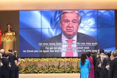 Tổng thư ký Liên hợp quốc Antonio Guterres gửi lời chúc mừng 75 năm Quốc khánh nước CHXHCN Việt Nam (2/9/1945-2/9/2020). (Ảnh: Lâm Khánh/TTXVN)