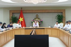 Bộ trưởng, Chủ nhiệm Văn phòng Chính phủ Mai Tiến Dũng phát biểu. (Ảnh: Doãn Tấn/TTXVN)