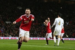 Niềm vui của Rooney sau khi ghi bàn thắng. (Nguồn: Getty Images)