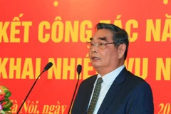 Thường trực Ban Bí thư Lê Hồng Anh phát biểu chỉ đạo. (Ảnh: Thống Nhất/TTXVN)