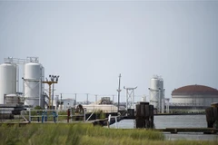 Một cơ sở sản xuất khí tự nhiên hóa lỏng (LNG) tại Cameron, bang Louisiana, Mỹ. (Ảnh: AFP/TTXVN)