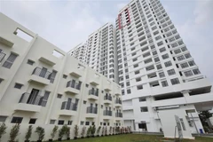 Làng SEA Games chỉ chứa khoảng 32% trong tổng số 11.000 thành viên. Những người còn lại sẽ lưu trú ở Kep, Kampot, Siem Reap và Sihanoukville. (Ảnh: Minh Quyết/TTXVN)