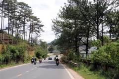 Đèo Mimosa. (Ảnh: Chu Quốc Hùng/TTXVN)