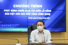 Thứ trưởng Nguyễn Huy Dũng phát biểu tại sự kiện. (Ảnh: Minh Sơn/Vietnam+)