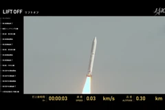 Tên lửa Epsilon số 5 đã được phóng vào quỹ đạo, (Ảnh chụp màn hình)