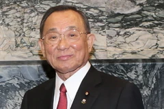 Chủ tịch Thượng viện Nhật Bản Yamazaki Masaaki. (Ảnh: Trí Dũng/TTXVN) 