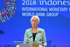 Tổng giám đốc IMF Christine Lagarde. (Nguồn: THX/TTXVN)