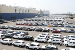 Xe của Huyndai-Kia chuẩn bị được xuất khẩu sang châu Âu. (Nguồn: Yonhap)