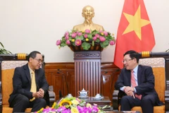 Phó Thủ tướng, Bộ trưởng Ngoại giao Phạm Bình Minh tiếp Đại sứ Thái Lan. (Ảnh: Thành Đạt/TTXVN)