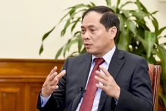 Thứ trưởng Thường trực Bộ Ngoại giao Bùi Thanh Sơn. (Ảnh: TTXVN)