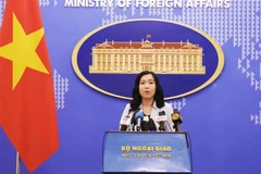 Người phát ngôn Bộ Ngoại giao Lê Thị Thu Hằng. (Ảnh: Lâm Khánh/TTXVN)