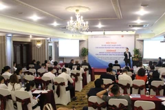 Hội thảo Cơ hội xuất nhập khẩu cho doanh nghiệp Việt Nam và Ba Lan năm 2018. (Ảnh: Xuân Dự/TTXVN)