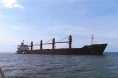 Tàu Wise Honest của Triều Tiên được cho là sử dụng để vận chuyển than. (Ảnh: Yonhap/TTXVN)