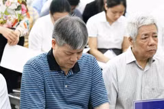 Bị cáo Nguyễn Ngọc Sự, sinh năm 1957, nguyên Chủ tịch Hội đồng thành viên Vinashin. (Ảnh: Văn Điệp/TTXVN)