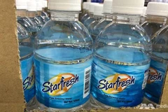 Nước uống đóng chai Starfresh. (Nguồn: channelnewsasia.com)