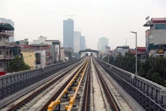 Hà Nội mong muốn có cơ chế đặc thù để đầu tư xây dựng 3 tuyến đường sắt đô thị giai đoạn đến năm 2025. (Ảnh: Huy Hùng/TTXVN)
