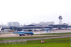 Sân bay Tân Sơn Nhất. (Ảnh: Huy Hùng/TTXVN)