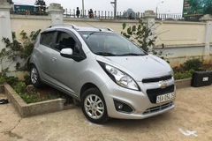 Hiện trường vụ tai nạn khiến hai học sinh thương vong. (Ảnh: TTXVN)