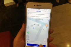 Ứng dụng gọi xe của Công ty FastGo Việt Nam sẽ giúp thêm hành khách có thêm sự lựa chọn khi gọi xe qua đi động. (Ảnh: Việt Hùng/Vietnam+)