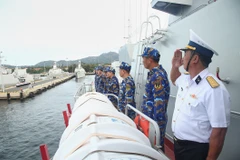 Tàu 016-Quang Trung tham gia Diễn tập 'Hòa bình hữu nghị 2023'