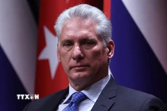 Chủ tịch Cuba Miguel Diaz‑Canel. (Ảnh: TTXVN phát)
